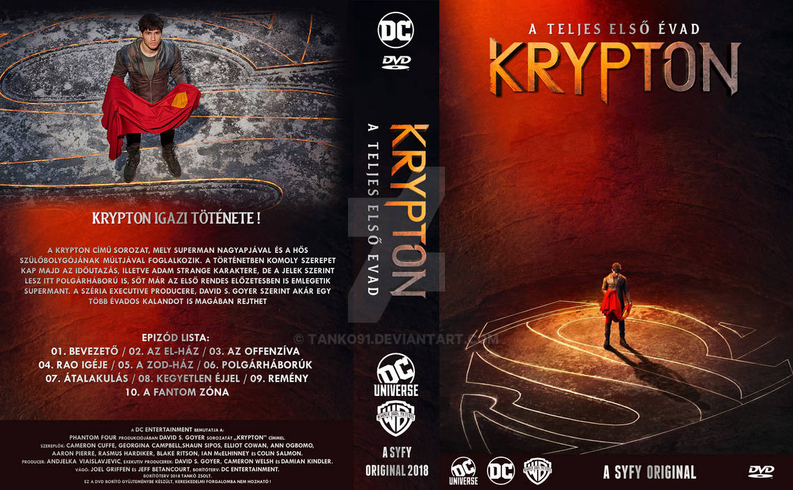 KRYPTON - season 1 DVD Cover (Hun version) by tanko91 on DeviantArt
