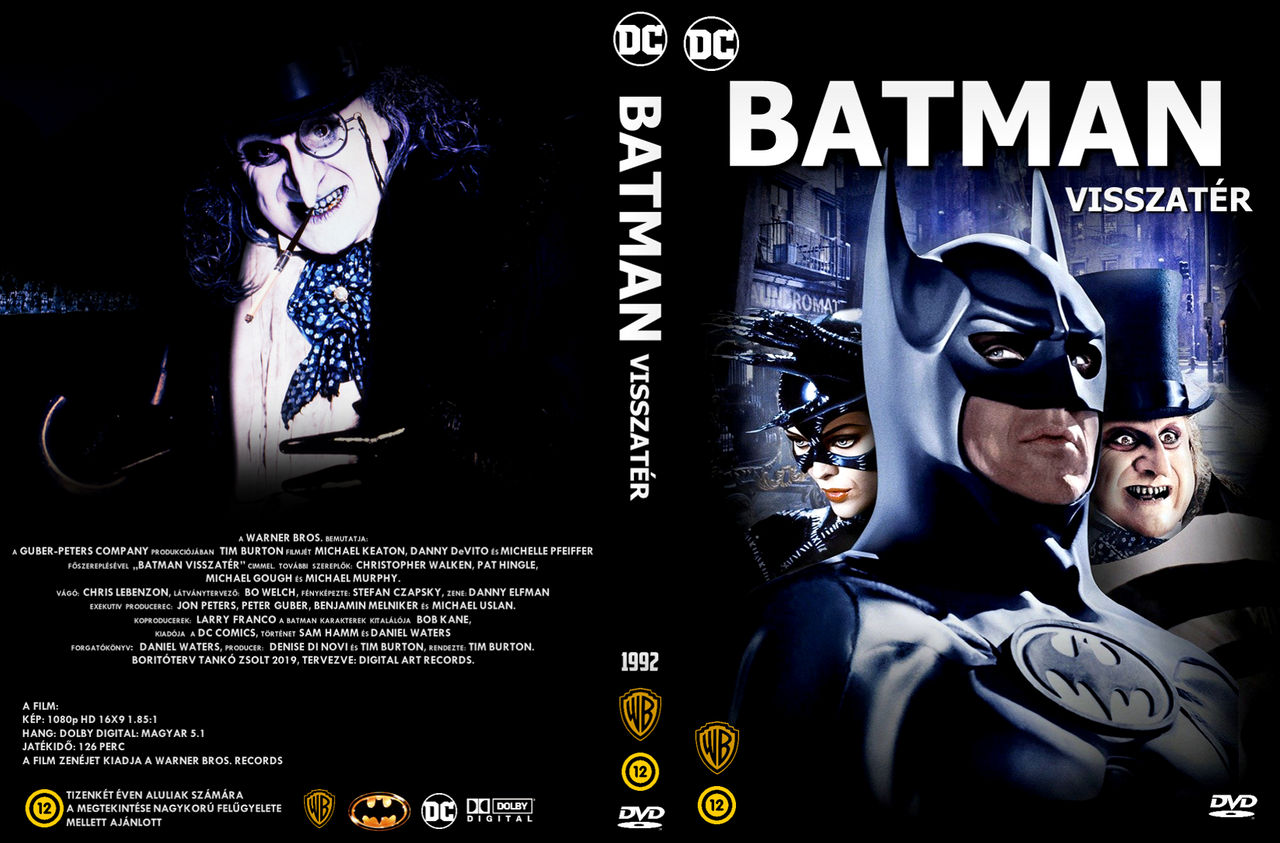 BATMAN RETURNS DVD COVER (HUN VERSION) by tanko91 on DeviantArt