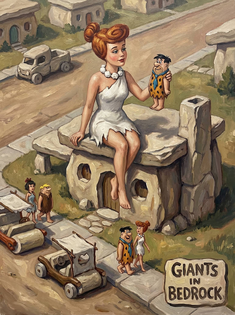 Deviantart Giants Rocks Giants in Bedrock by Rainman1131 on DeviantArt