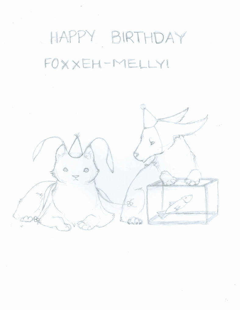 Happy Extremely Belated Birthday Foxxeh Melly By Susoke On Deviantart