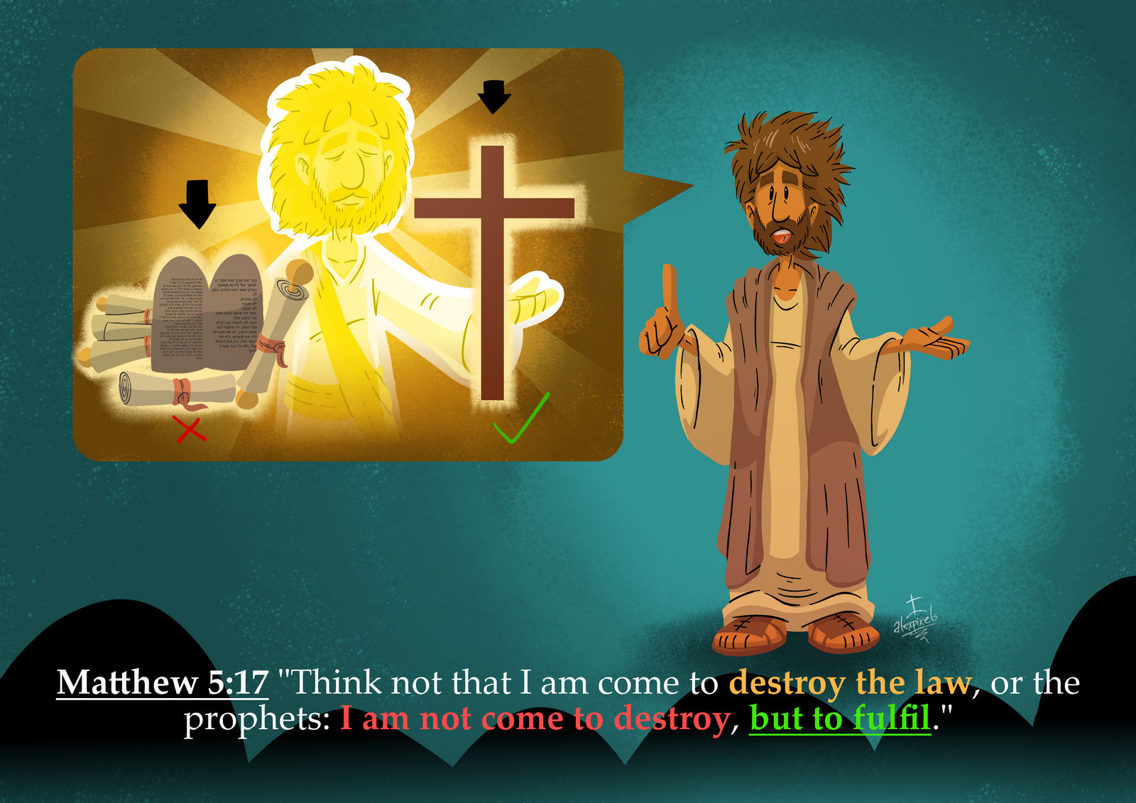 Matthew 5 17 By Alexpixels On DeviantArt matthew-5-17-by-alexpixels-on-deviantart