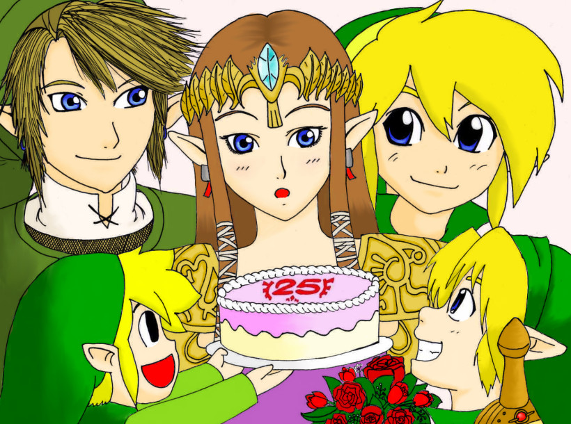 Happy Birthday, Zelda (colored)