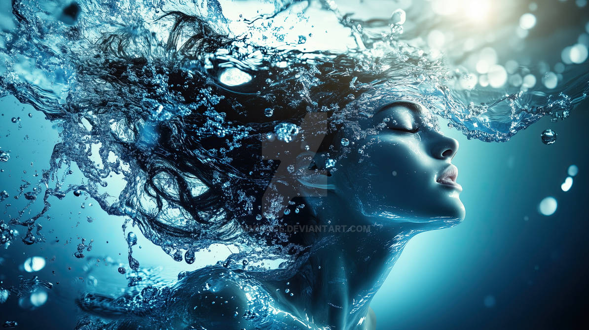 Deviantart Water Element Water Elemental Flowing Grace by Nummirage on DeviantArt