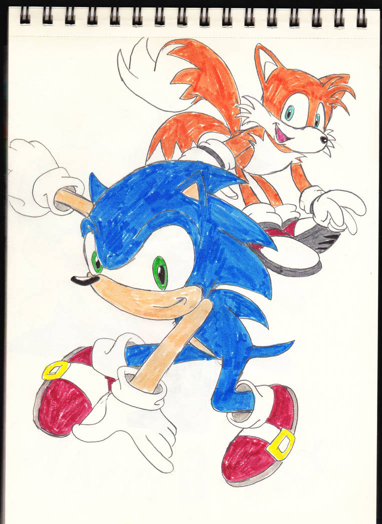 Sonic and Tails by gizmo01 on DeviantArt