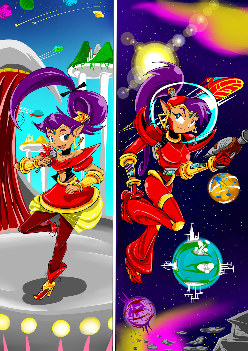 Shantae of the future by gizmo01 on DeviantArt