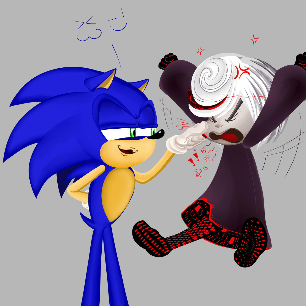 Sonic vs Sonic EXE by Stardust-Speedway on DeviantArt