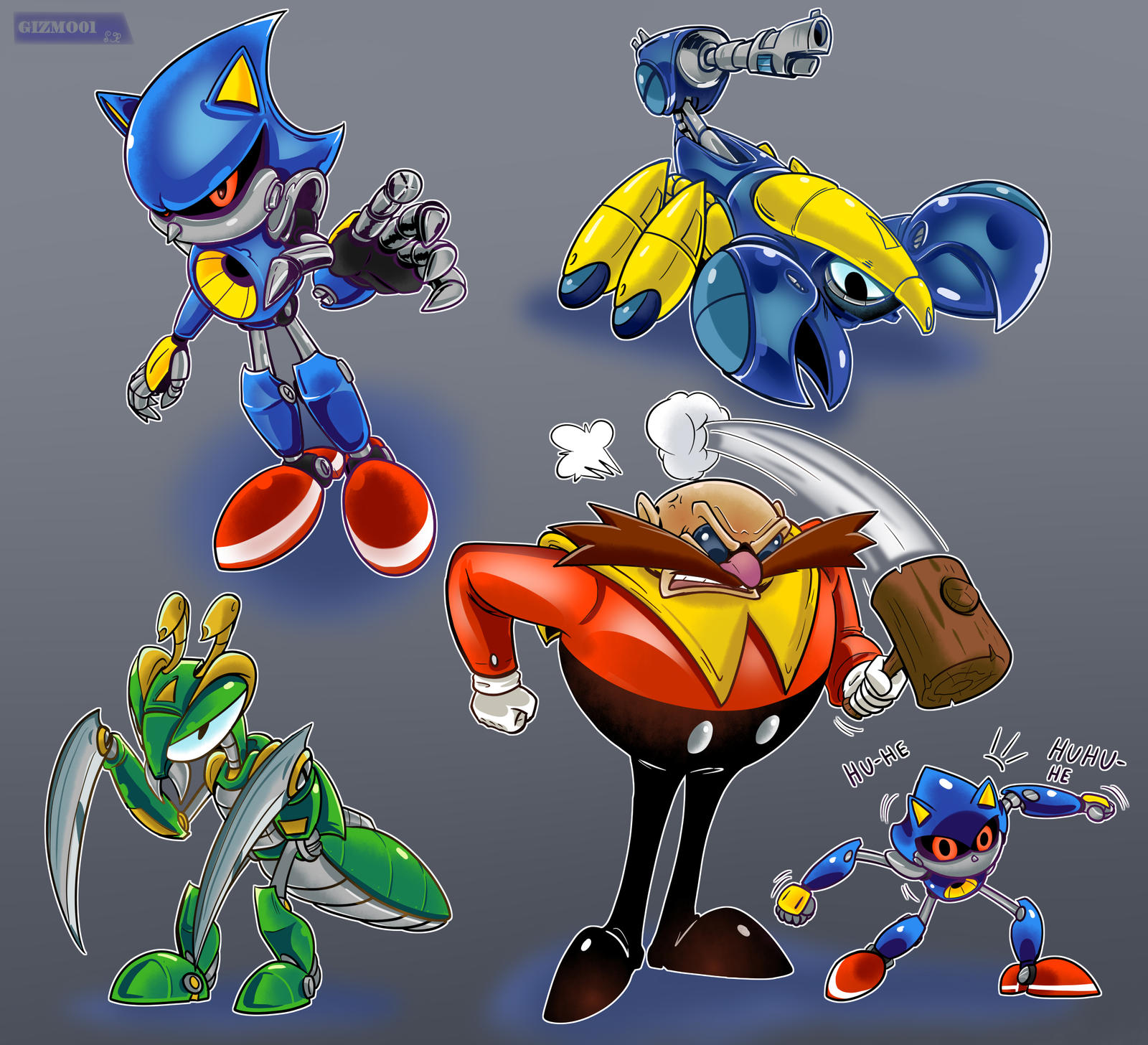 Sonic CD Metal Sonic And Badniks By Gizmo01 On DeviantArt sonic-cd-metal-sonic-and-badniks-by-gizmo01-on-deviantart