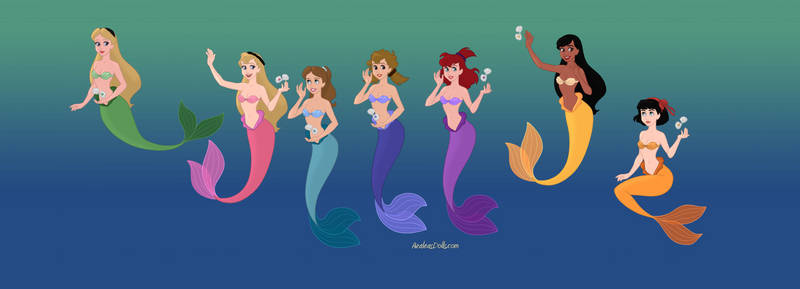 Non/Disney Mermaid Melody crossover