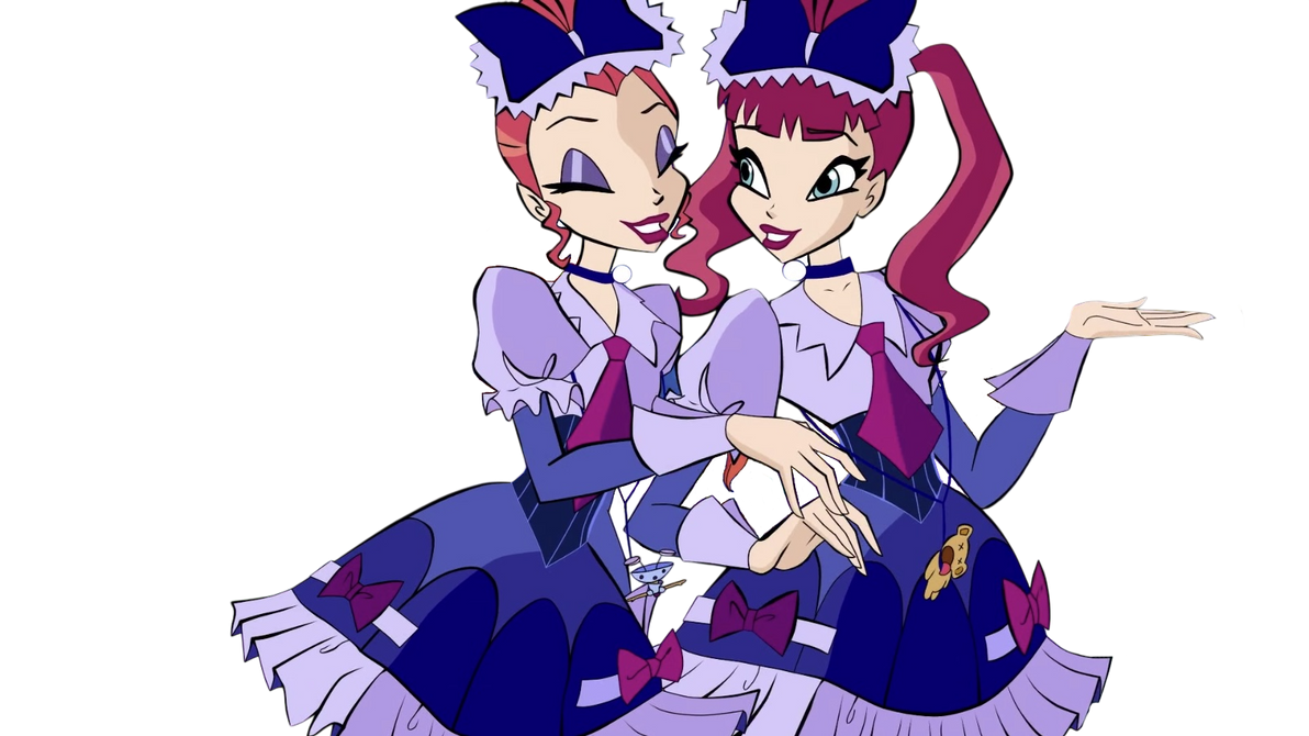 Winx Club Rivals: Nicki and Lizzy_Render #03 by Lady-Angelia-13 on ...