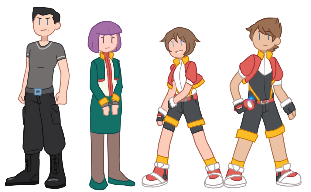 Pokemon Ranger Characters by Bast13 on DeviantArt