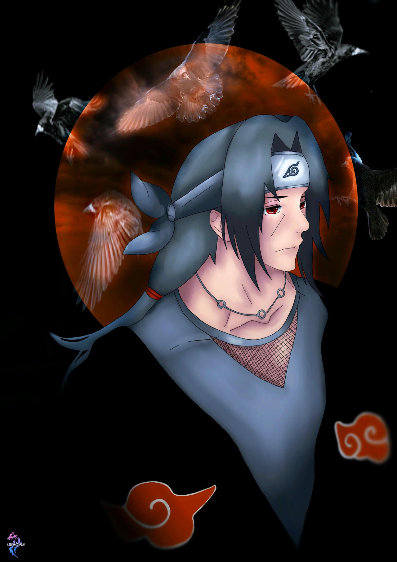 Itachi Using Jutsu Drawing Itachi Art - Genjutsu by KizunaCosplay on DeviantArt