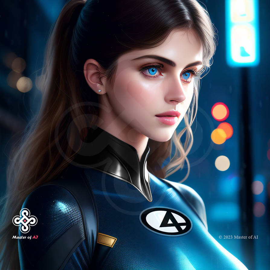 Invisible Woman - Fanart by MasterofAI on DeviantArt