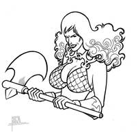 Red Sonja by pa5cal