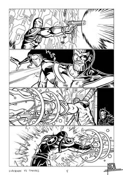 Superman vs Thanos - Comic portfolio chap. 1, p 4