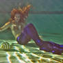 Ariana Mermaid Under Water.