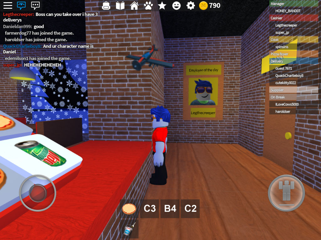 Legthecreeper In Roblox Employ Of The Day By Legcorn On Deviantart