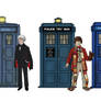 The Doctors and their TARDIS'