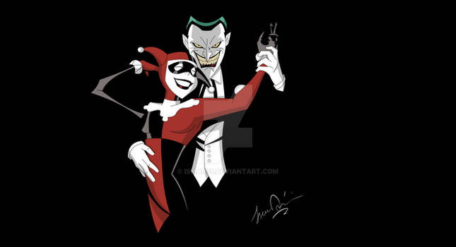 Joker and Harley - Alex Ross (DCAU - Style)