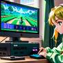 Lofi Nintendo Gamer Girl