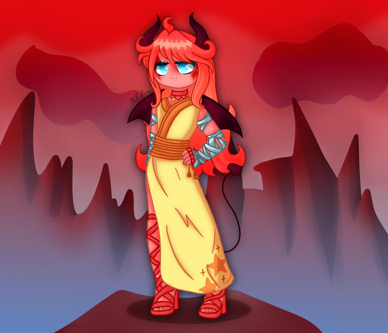 Demon OC by Nikol336 on DeviantArt