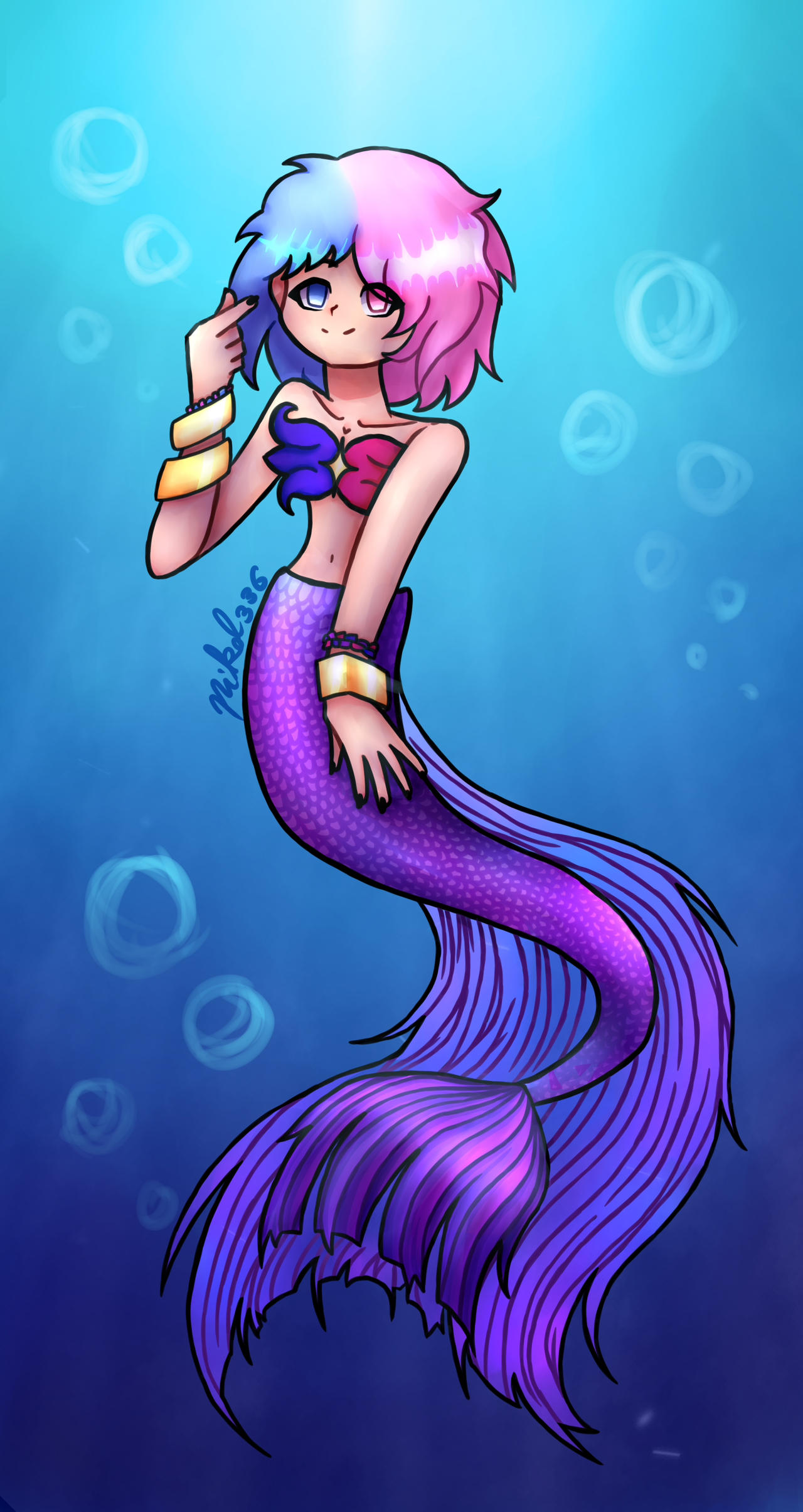 Mermaid OC by Nikol336 on DeviantArt Mermaid OC by Nikol336 on DeviantArt