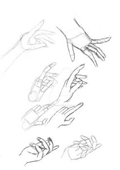 Drawing hands - Practice
