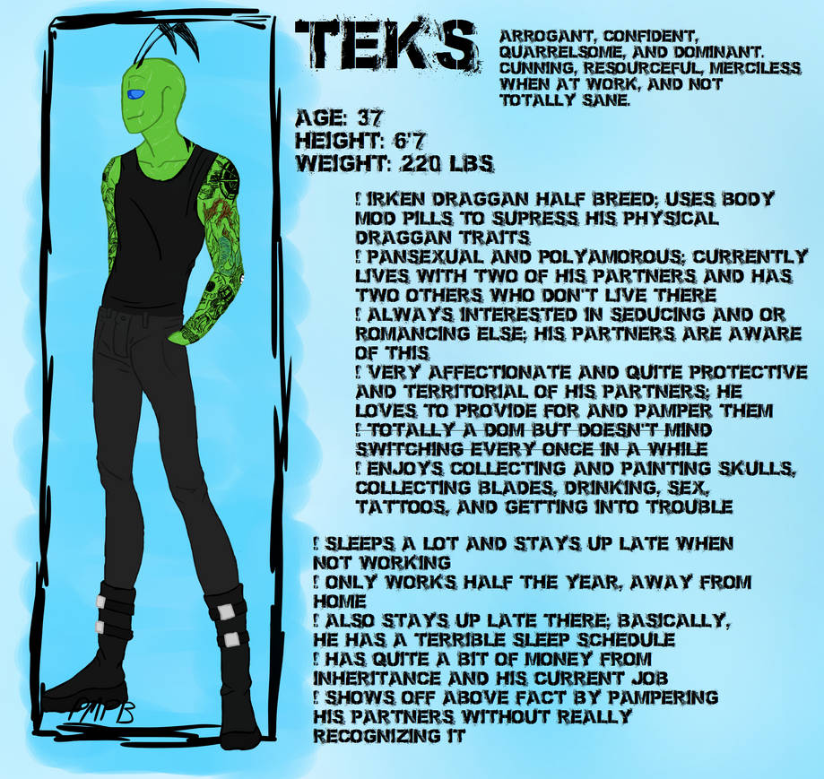 Teks Characters Teks Bioreference by PaintMePolarBear on DeviantArt