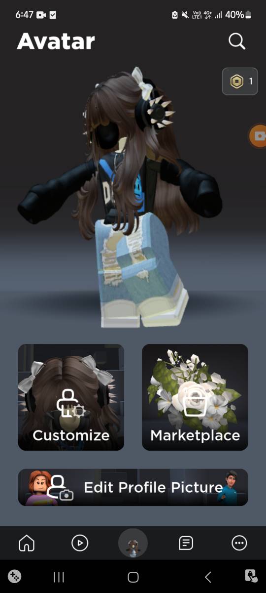 Boneca do roblox avatar