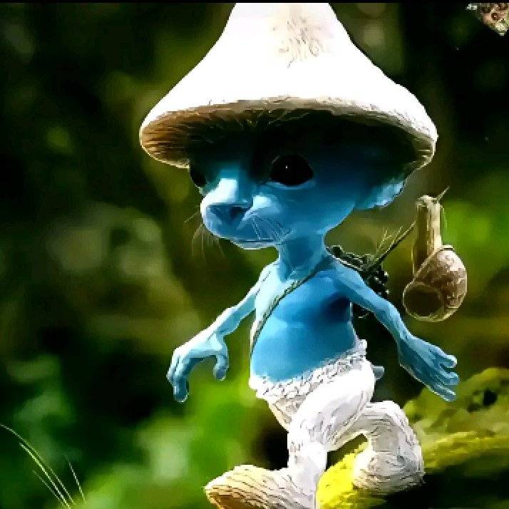 Smurf cat by NOBELx001 on DeviantArt