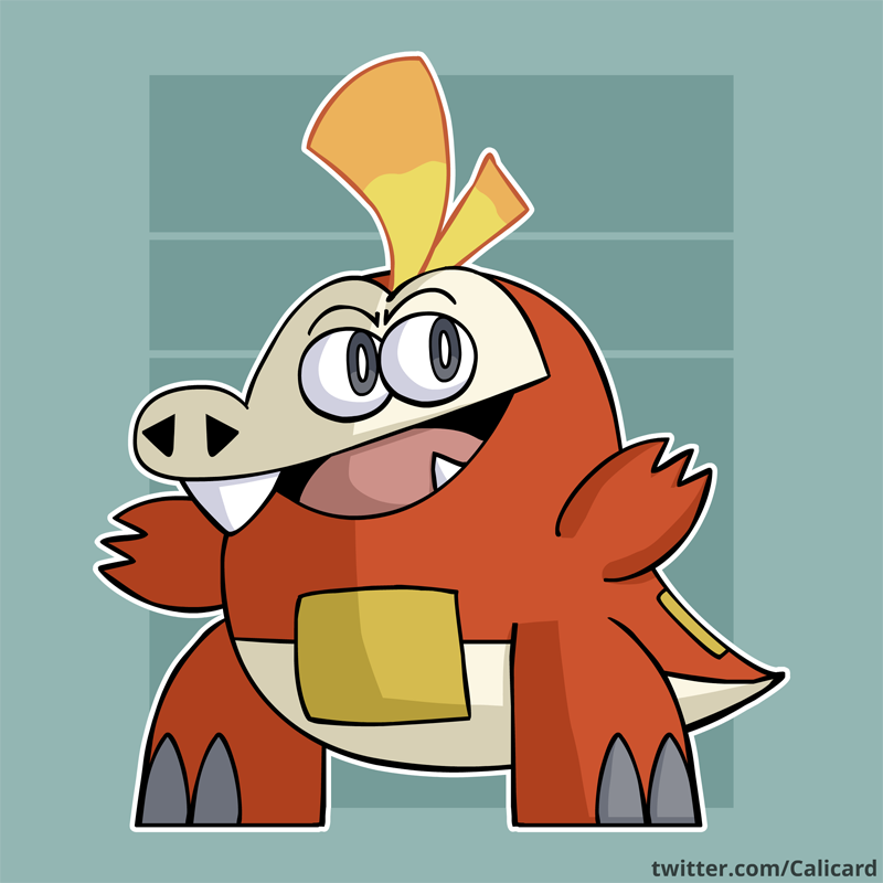 Fuecoco by Calicard on DeviantArt