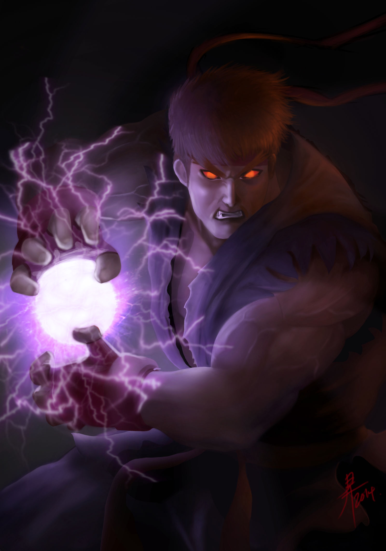 Evil Riyu Evil Ryu. by DillonGoh on DeviantArt