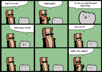 Angry bacon