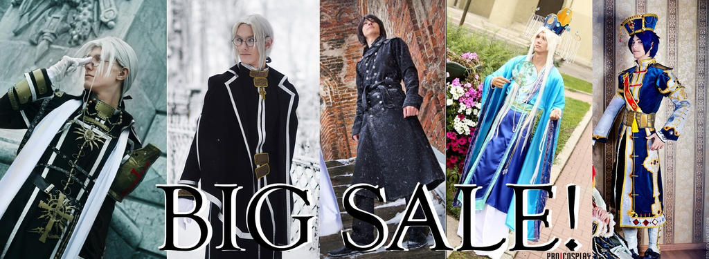 BIG SALE OF COSPLAY COSTUMES! BUY IT, PLEASE Q__Q