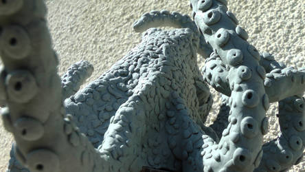 Octopus Sculpture - Plasticine by Walatepabri