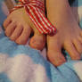 Ribbon and toes