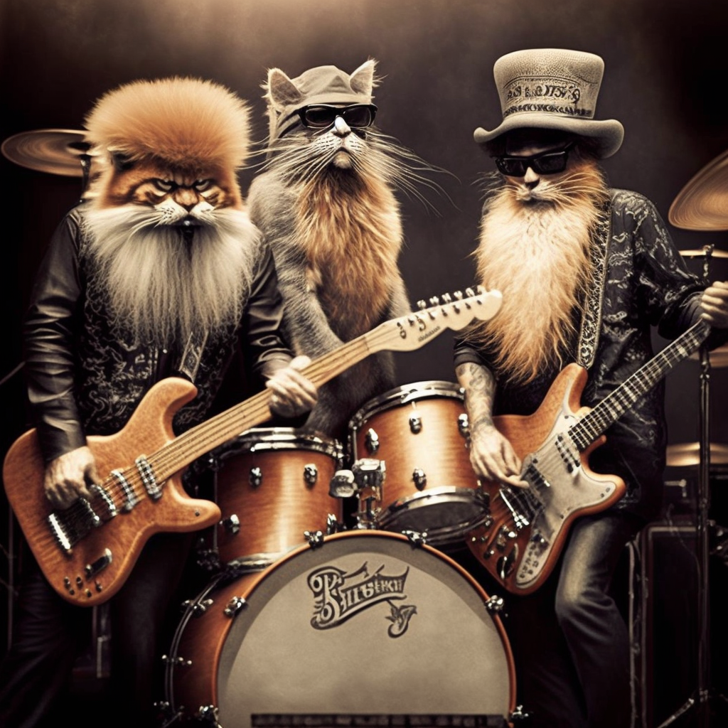 ZZ Top Cats By ParsecArt On DeviantArt zz-top-cats-by-parsecart-on-deviantart