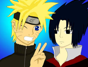 Naruto and Sasuke