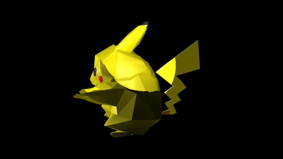 Pikachu Rear View Pikachu Model Side Render by GioWolf15 on DeviantArt