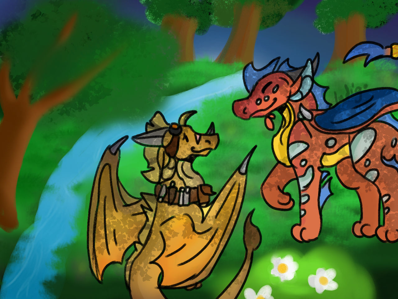 Coyote x HeatWave :0 by Indigo-Dog on DeviantArt