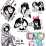 Vocaloid Black Hair Sketchdump