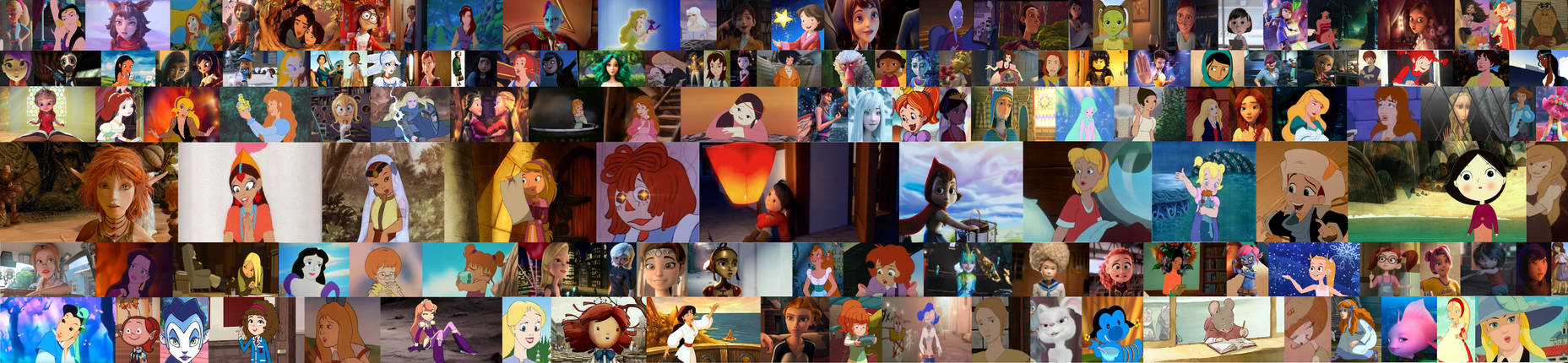 Non-disney animated female characters collage 2 by chloe4656 on DeviantArt