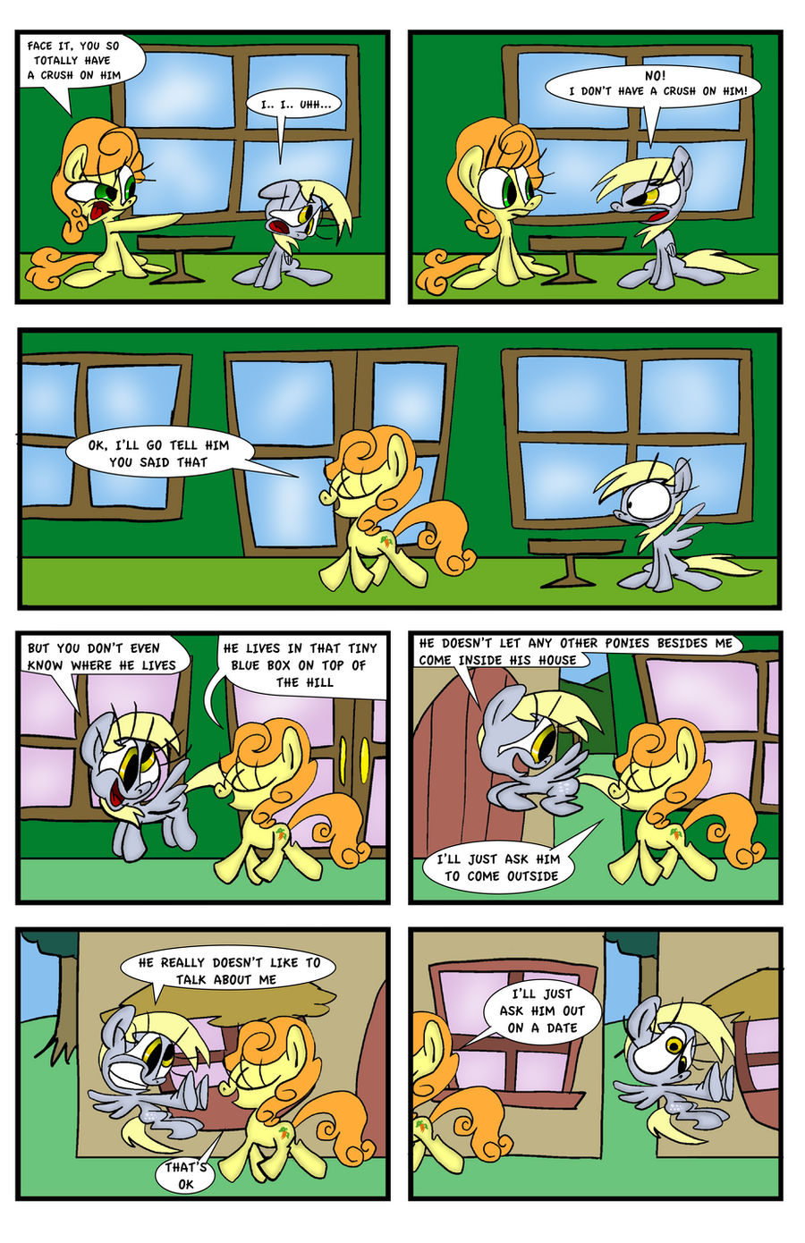 Derpy Love A Derpy Love Story page 3 by JoeyWaggoner on DeviantArt