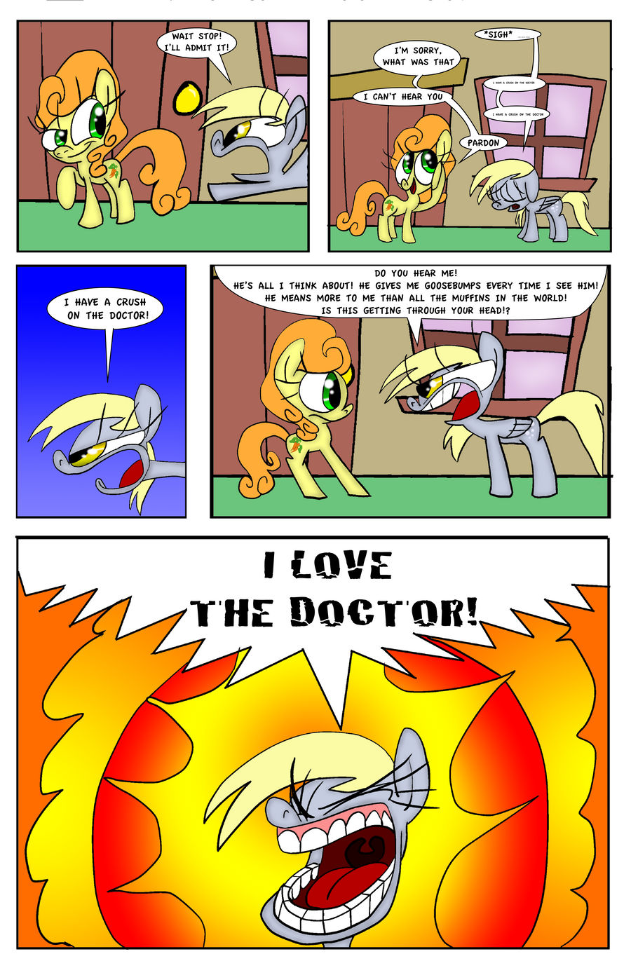 Derpy Love A Derpy Love Story page 4 by JoeyWaggoner on DeviantArt
