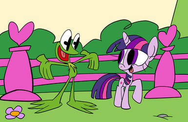 Twilight and Kermit by JoeyWaggoner