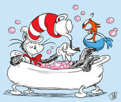 Rub a dub Cat in the Tub