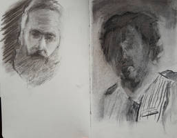 charcoal Portrait Sketches