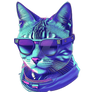 Cat Kitty Hip Sunglasses rainbow Cool