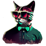 Hip Cat Kitty Sunglasses surreal Cool