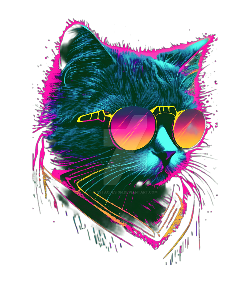 Cool Sunglasses Kitty design Hip Cat by sytacdesign on DeviantArt
