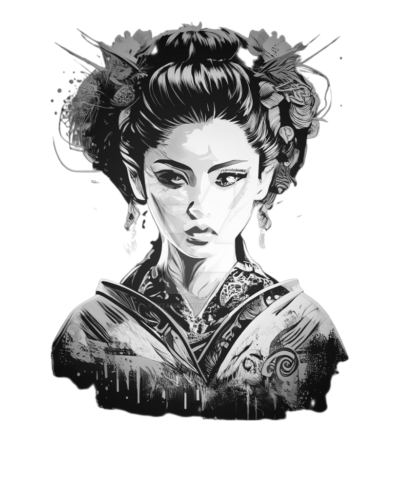 to Japanese Samurai Anime Geisha Attention Japan D by sytacdesign on ...